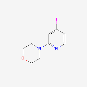 molecular formula C9H11IN2O B2832510 4-Iodo-2-(morpholino)pyridine CAS No. 1370025-59-4