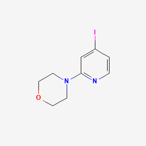 molecular formula C9H11IN2O B2832510 4-碘-2-(吗啉基)吡啶 CAS No. 1370025-59-4