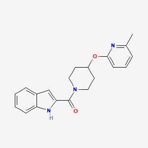 (1H-indol-2-yl)(4-((6-methylpyridin-2-yl)oxy)piperidin-1-yl)methanone