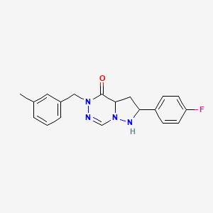 2-(4-fluorophenyl)-5-[(3-methylphenyl)methyl]-4H,5H-pyrazolo[1,5-d][1,2,4]triazin-4-one