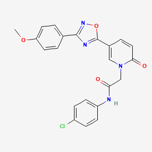 3-[2-(3,5-dimethylisoxazol-4-yl)ethyl]-1-methyl-7-(4-methylphenyl)pyrimido[4,5-d]pyrimidine-2,4(1H,3H)-dione