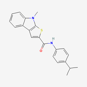 N-(4-isopropylphenyl)-8-methyl-8H-thieno[2,3-b]indole-2-carboxamide