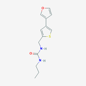 1-[[4-(Furan-3-yl)thiophen-2-yl]methyl]-3-propylurea
