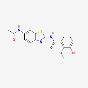 N-(6-acetamidobenzo[d]thiazol-2-yl)-2,3-dimethoxybenzamide