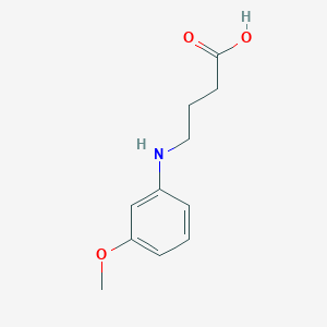 4-[(3-Methoxyphenyl)amino]butanoic acid