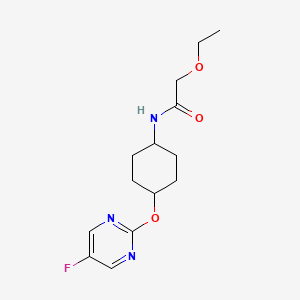 2-ethoxy-N-((1r,4r)-4-((5-fluoropyrimidin-2-yl)oxy)cyclohexyl)acetamide