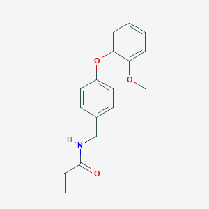 N-[[4-(2-Methoxyphenoxy)phenyl]methyl]prop-2-enamide