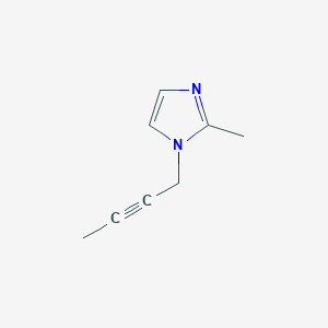 molecular formula C8H10N2 B2832645 1-But-2-ynyl-2-methylimidazole CAS No. 1340152-05-7