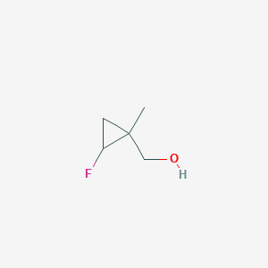 molecular formula C5H9FO B2832655 (2-氟-1-甲基环丙基)甲醇 CAS No. 1909319-13-6