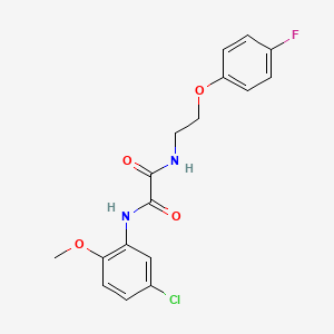 molecular formula C17H16ClFN2O4 B2832663 N1-(5-氯-2-甲氧基苯基)-N2-(2-(4-氟苯氧基)乙基)草酰胺 CAS No. 1206999-70-3