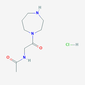 N-[2-(1,4-diazepan-1-yl)-2-oxoethyl]acetamide hydrochloride