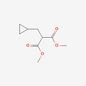 molecular formula C9H14O4 B2832681 Dimethyl 2-(cyclopropylmethyl)malonate CAS No. 1565512-49-3