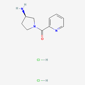 (R)-(3-Aminopyrrolidin-1-yl)(pyridin-2-yl)methanone dihydrochloride