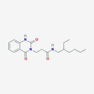 molecular formula C19H27N3O3 B2832716 3-(2,4-dioxo-1H-quinazolin-3-yl)-N-(2-ethylhexyl)propanamide CAS No. 896372-48-8