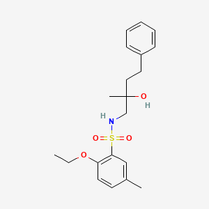 2-ethoxy-N-(2-hydroxy-2-methyl-4-phenylbutyl)-5-methylbenzenesulfonamide