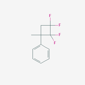 molecular formula C11H10F4 B2832771 (2,2,3,3-Tetrafluoro-1-methylcyclobutyl)benzene CAS No. 152380-31-9