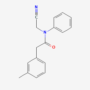 molecular formula C17H16N2O B2832778 N-(氰甲基)-2-(3-甲基苯基)-N-苯乙酰胺 CAS No. 1436265-47-2