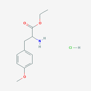 molecular formula C12H18ClNO3 B2832784 Ethyl 2-amino-3-(4-methoxyphenyl)propanoate Hydrochloride CAS No. 6330-11-6