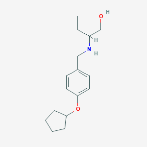 2-{[4-(Cyclopentyloxy)benzyl]amino}-1-butanol
