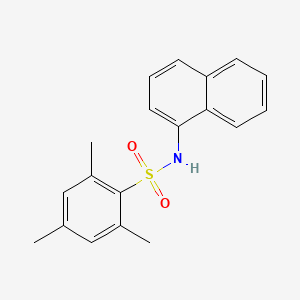 molecular formula C19H19NO2S B2832816 2,4,6-trimethyl-N-(1-naphthyl)benzenesulfonamide CAS No. 406473-45-8