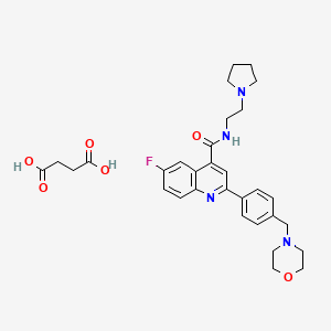molecular formula C31H37FN4O6 B2832818 DDD107498 succinate CAS No. 1469439-71-1; 2444781-71-7