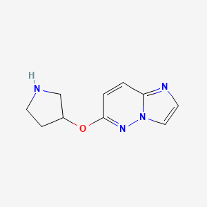 3-{Imidazo[1,2-b]pyridazin-6-yloxy}pyrrolidine