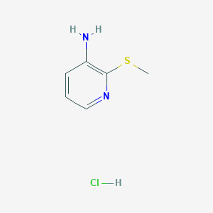 molecular formula C6H9ClN2S B2832849 2-(Methylthio)pyridin-3-amine hydrochloride CAS No. 1353976-60-9; 38240-22-1