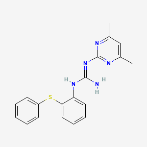 1-(4,6-Dimethylpyrimidin-2-yl)-3-[2-(phenylsulfanyl)phenyl]guanidine