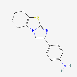 4-(5,6,7,8-Tetrahydroimidazo[2,1-b][1,3]benzothiazol-2-yl)aniline