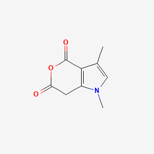 1,3-dimethyl-1H,4H,6H,7H-pyrano[4,3-b]pyrrole-4,6-dione
