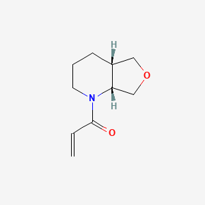 molecular formula C10H15NO2 B2832936 1-[(4As,7aR)-3,4,4a,5,7,7a-hexahydro-2H-furo[3,4-b]pyridin-1-yl]prop-2-en-1-one CAS No. 2224412-35-3