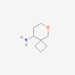 molecular formula C8H15NO B2832941 6-Oxaspiro[3.5]nonan-9-amine CAS No. 1545354-26-4