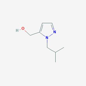 [2-(2-Methylpropyl)pyrazol-3-yl]methanol