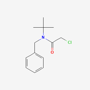 molecular formula C13H18ClNO B2833021 N-benzyl-N-tert-butyl-2-chloroacetamide CAS No. 57264-48-9