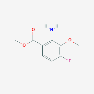 2-Amino-4-fluoro-3-methoxy-benzoic acid methyl ester