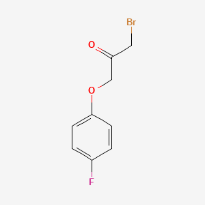 molecular formula C9H8BrFO2 B2833067 1-溴-3-(4-氟苯氧基)丙酮 CAS No. 1955506-90-7
