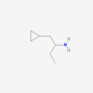 molecular formula C7H15N B2833169 1-Cyclopropylbutan-2-amine CAS No. 910383-54-9