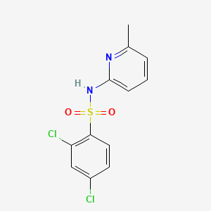 molecular formula C12H10Cl2N2O2S B2833181 2,4-二氯-N-(6-甲基吡啶-2-基)苯磺酰胺 CAS No. 941003-55-0