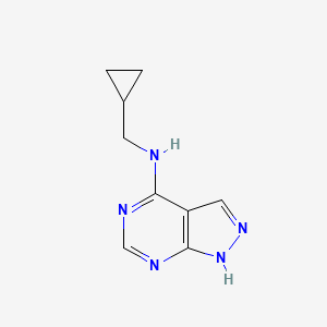 N-(Cyclopropylmethyl)-1H-pyrazolo[3,4-d]pyrimidin-4-amine