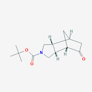 rac-tert-butyl (1R,2S,6S,7R)-8-oxo-4-azatricyclo[5.2.1.0,2,6]decane-4-carboxylate