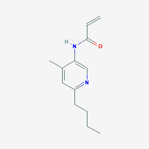 molecular formula C13H18N2O B2833281 N-(6-Butyl-4-methylpyridin-3-yl)prop-2-enamide CAS No. 2361656-55-3