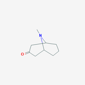 molecular formula C9H15NO B028333 Pseudopelletierine CAS No. 552-70-5