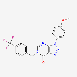 3-(4-methoxyphenyl)-6-(4-(trifluoromethyl)benzyl)-3H-[1,2,3]triazolo[4,5-d]pyrimidin-7(6H)-one