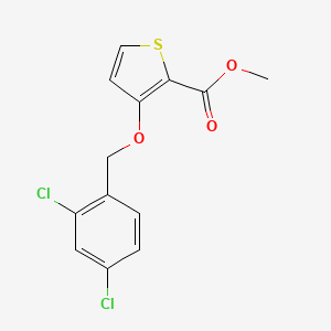Methyl 3-[(2,4-dichlorobenzyl)oxy]-2-thiophenecarboxylate