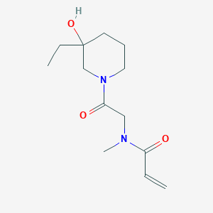 N-[2-(3-Ethyl-3-hydroxypiperidin-1-yl)-2-oxoethyl]-N-methylprop-2-enamide