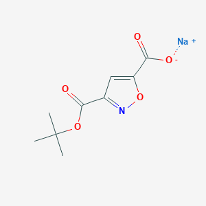 Sodium 3-[(tert-butoxy)carbonyl]-1,2-oxazole-5-carboxylate