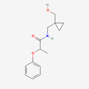 N-((1-(hydroxymethyl)cyclopropyl)methyl)-2-phenoxypropanamide