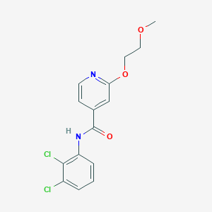 N-(2,3-dichlorophenyl)-2-(2-methoxyethoxy)isonicotinamide