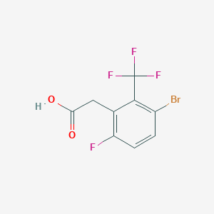 3-Bromo-6-fluoro-2-(trifluoromethyl)phenylacetic acid