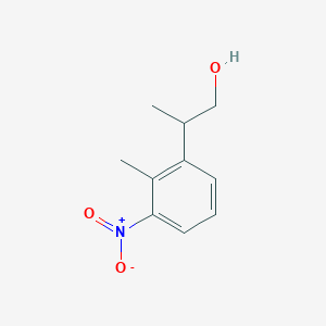 2-(2-Methyl-3-nitrophenyl)propan-1-ol